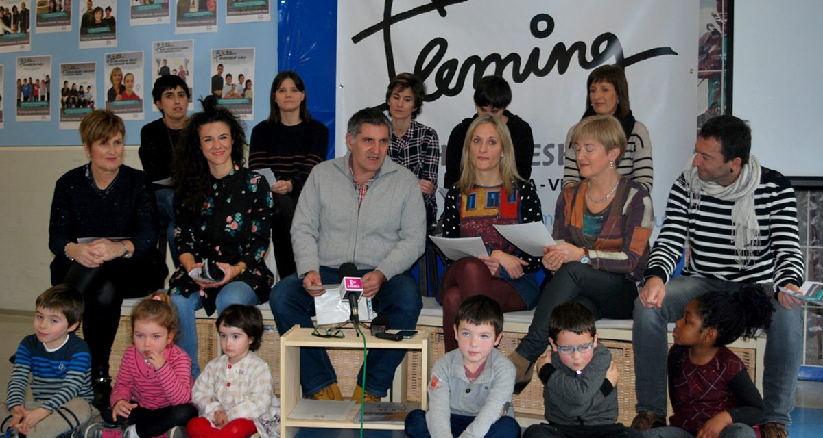 PRENTSAURREKOA:  Fleming  Herri  Eskola  gara!